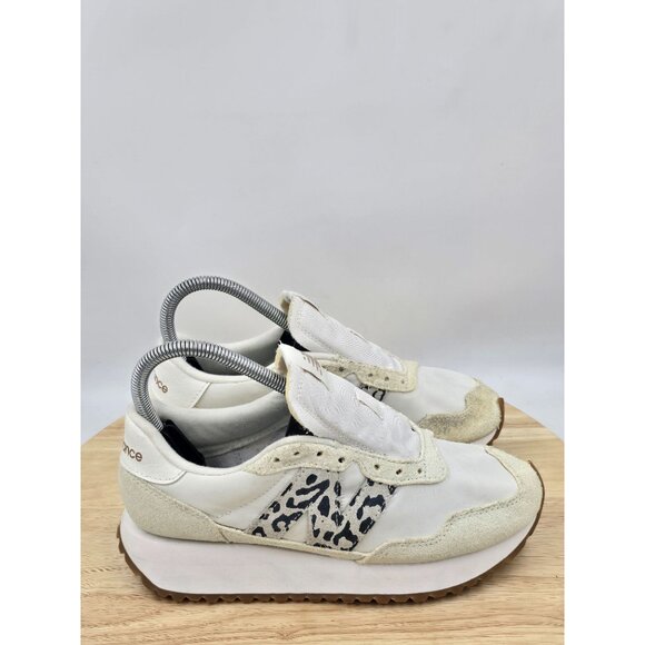 New Balance Womens 237 WS237PJ Sneakers Leopard Print Running Shoes Sz 6.5 - Picture 1 of 8